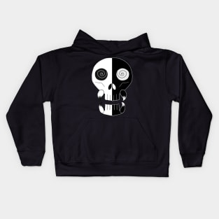 Weird Skull [Split] Kids Hoodie